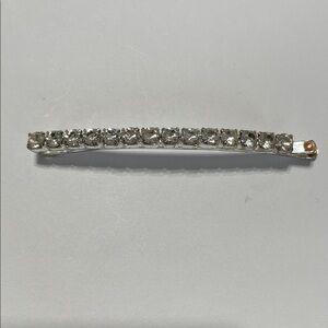 Hair Clip - Silver Rhinestone